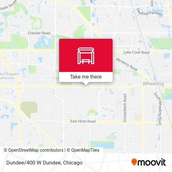 Dundee/400 W Dundee map