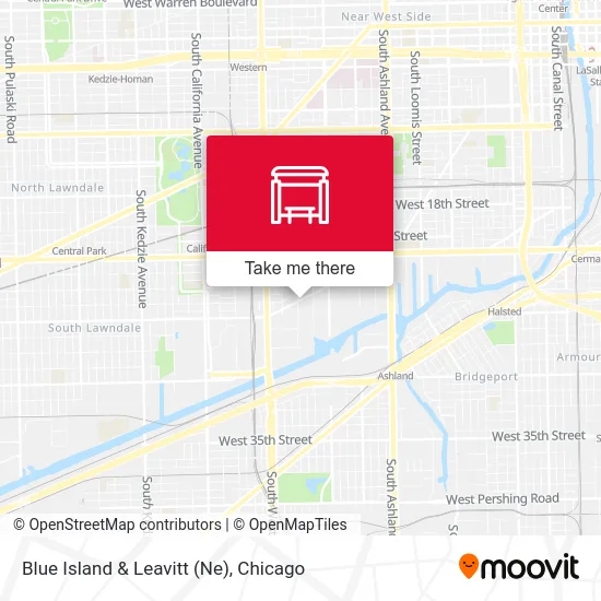 Blue Island & Leavitt (Ne) map