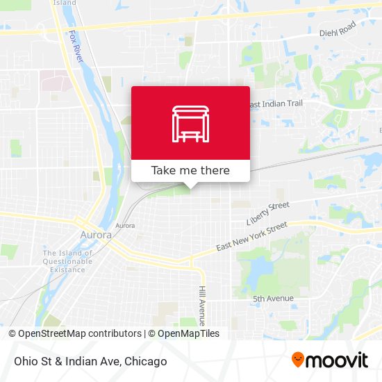 Mapa de Ohio St & Indian Ave