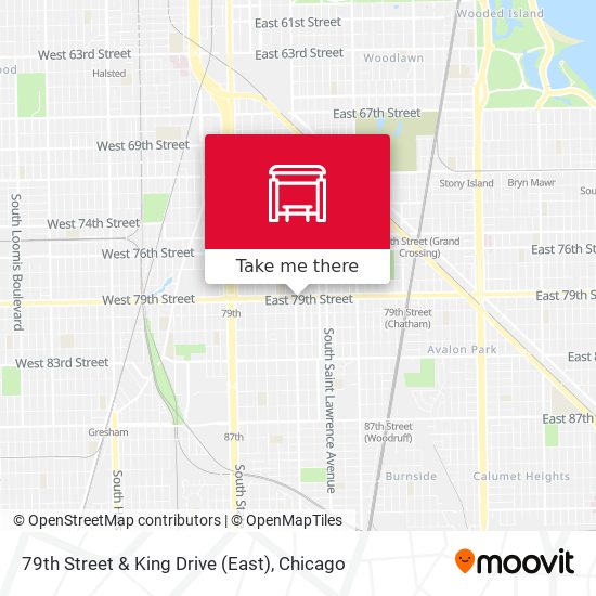 79th Street & King Drive (East) map