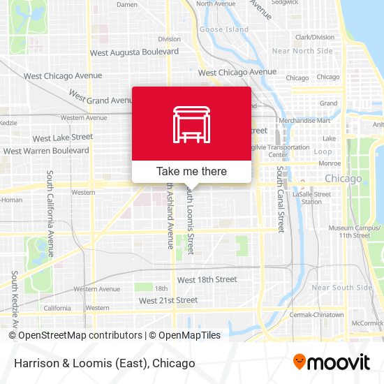 Harrison & Loomis (East) map