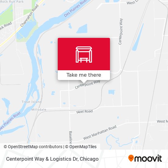 Mapa de Centerpoint Way & Logistics Dr