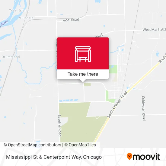 Mississippi St & Centerpoint Way map