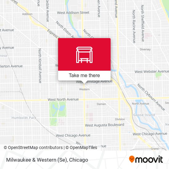 Mapa de Milwaukee & Western (Se)