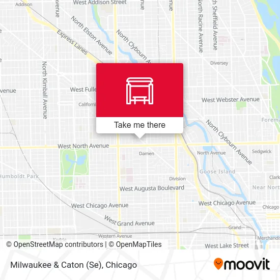 Milwaukee & Caton (Se) map