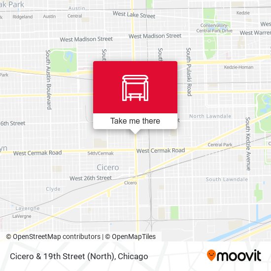Mapa de Cicero & 19th Street (North)