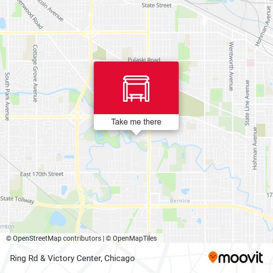 Ring Rd & Victory Center map