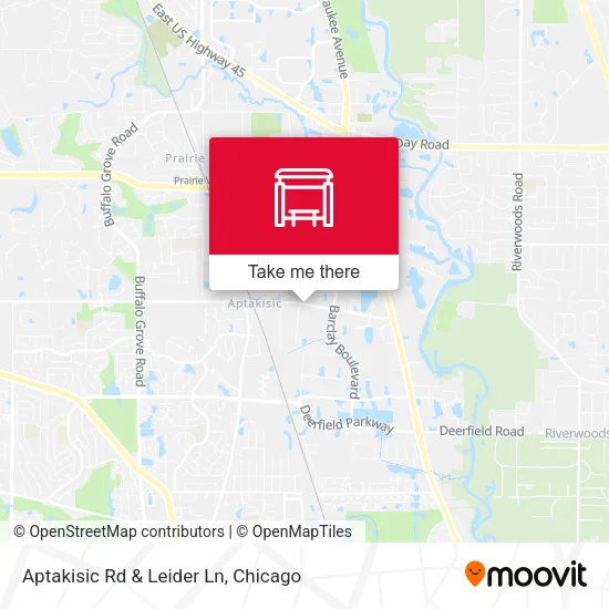 Aptakisic Rd & Leider Ln map