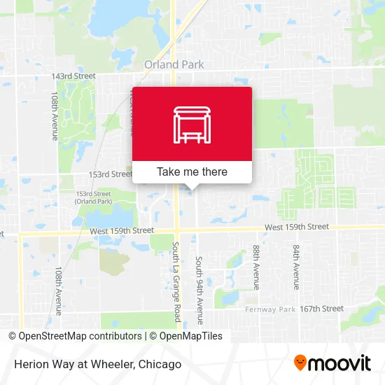 Herion Way at Wheeler map