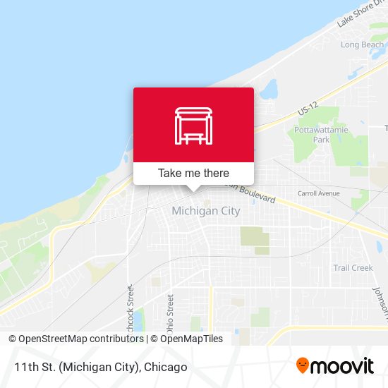 11th St. (Michigan City) map