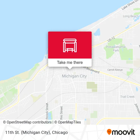 11th St. (Michigan City) map