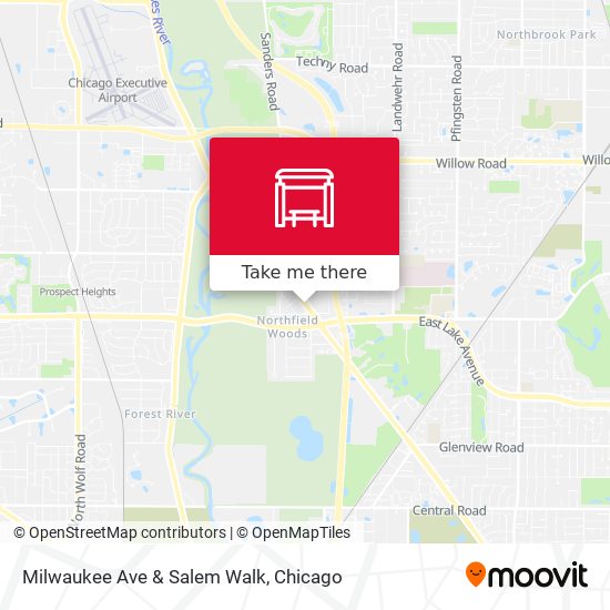 Milwaukee Ave & Salem Walk map