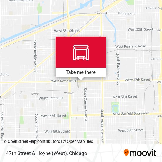 47th Street & Hoyne (West) map