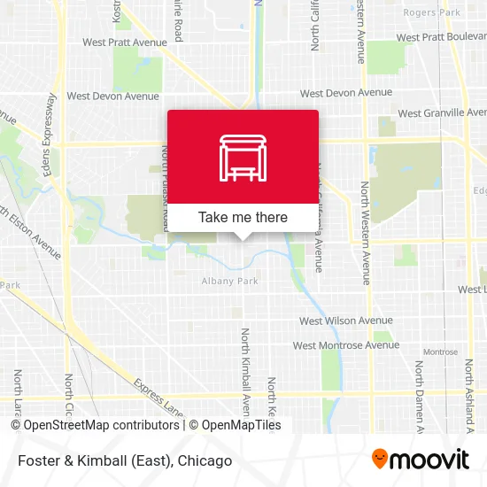 Foster & Kimball (East) map
