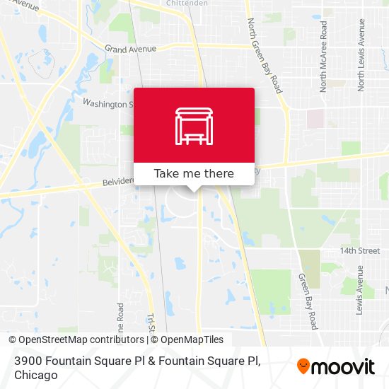 3900 Fountain Square Pl & Fountain Square Pl map