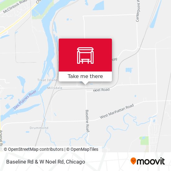 Mapa de Baseline Rd & W Noel Rd