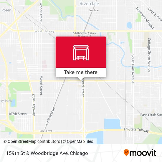 Mapa de 159th St & Woodbridge Ave