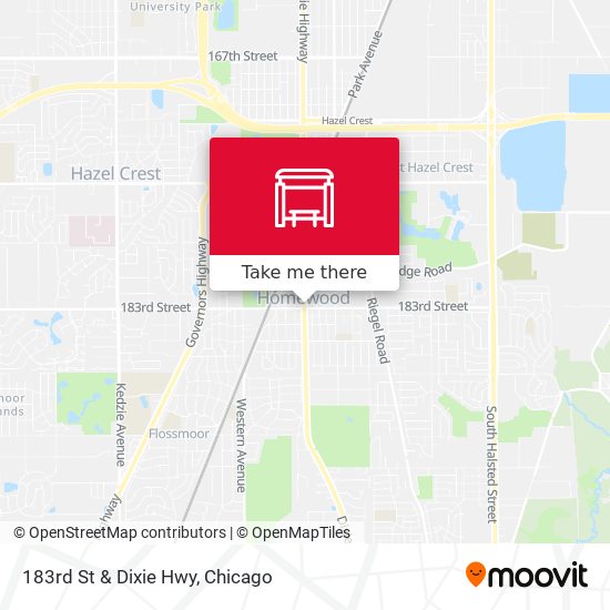 183rd St & Dixie Hwy map