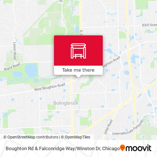 Boughton Rd & Falconridge Way / Winston Dr map