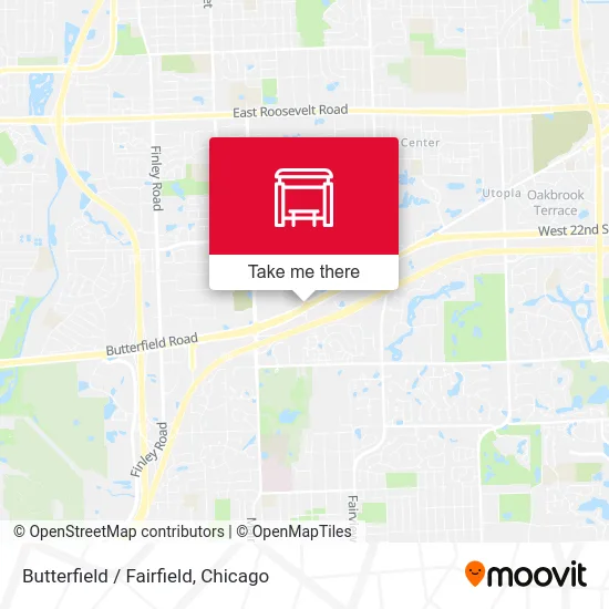 Butterfield / Fairfield map