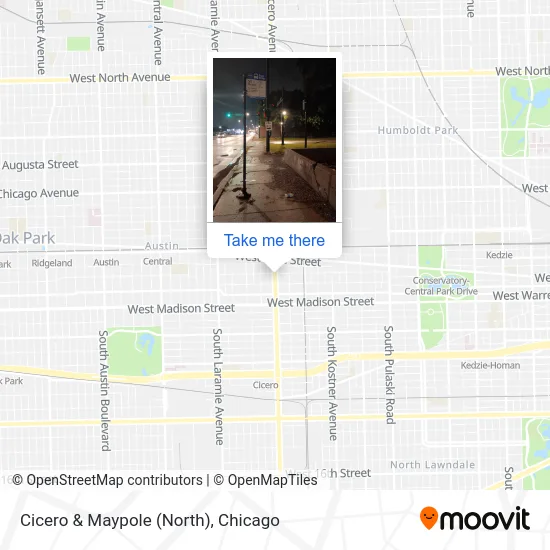 Cicero & Maypole (North) map