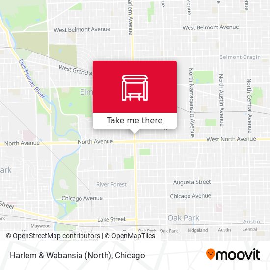 Mapa de Harlem & Wabansia (North)
