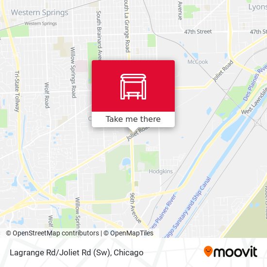 Lagrange Rd/Joliet Rd (Sw) map