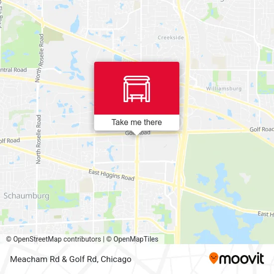 Mapa de Meacham Rd & Golf Rd