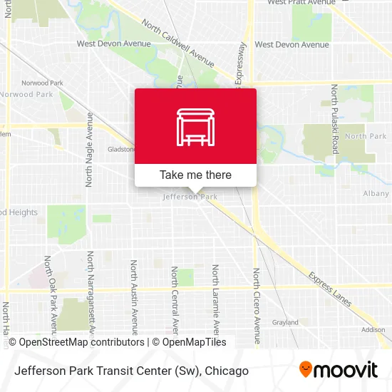 Jefferson Park Transit Center (Sw) map