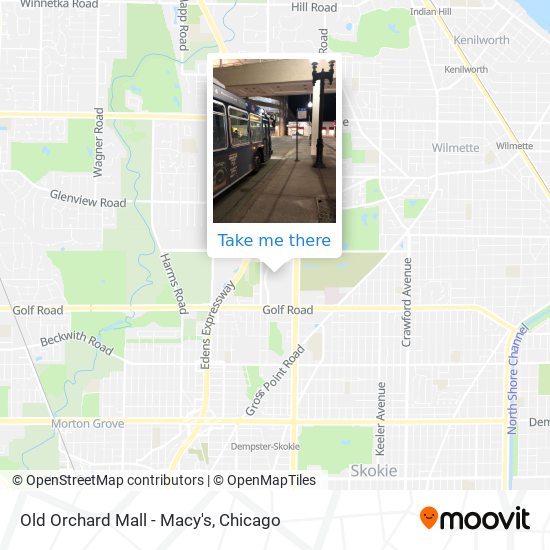 How to get to Old Orchard Mall - Macy's in Skokie by Bus or