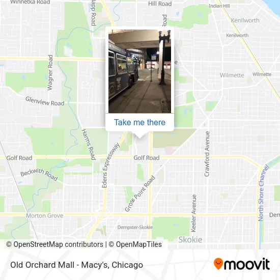 Mapa de Old Orchard Mall - Macy's