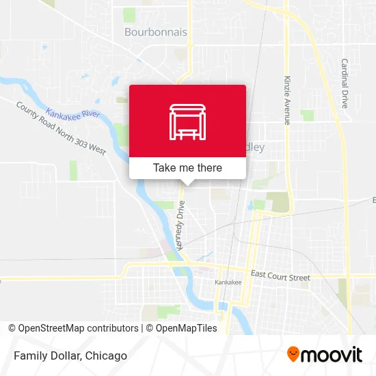 Family Dollar map