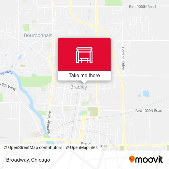 Broadway map
