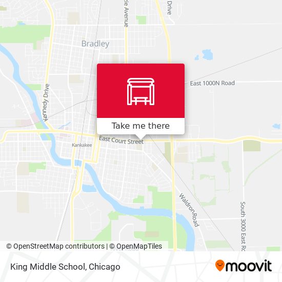 Mapa de King Middle School