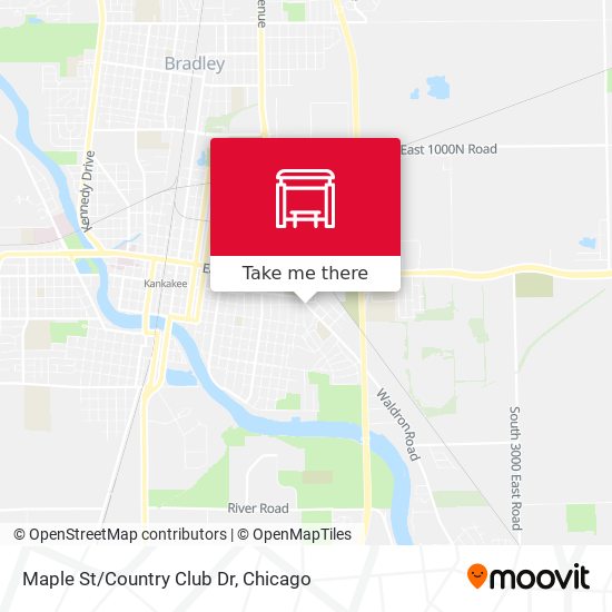 Mapa de Maple St/Country Club Dr
