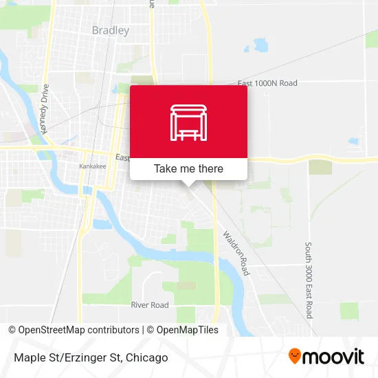 Maple St/Erzinger St map