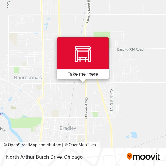 North Arthur Burch Drive map