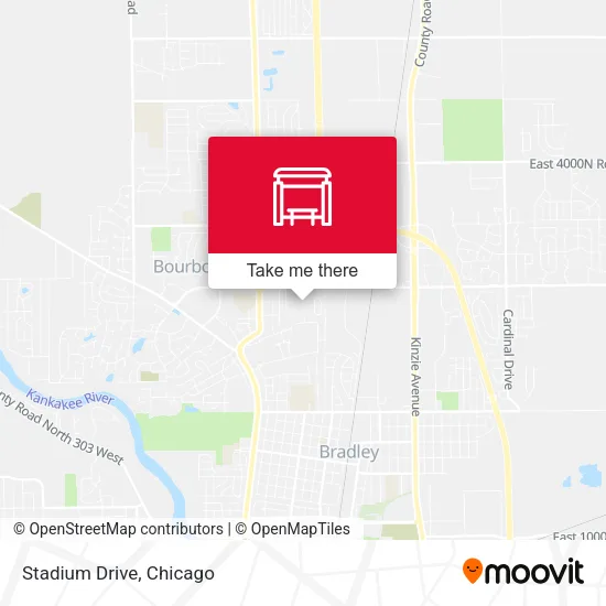 Stadium Drive map