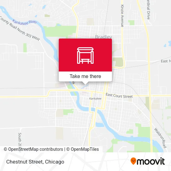 Chestnut Street map