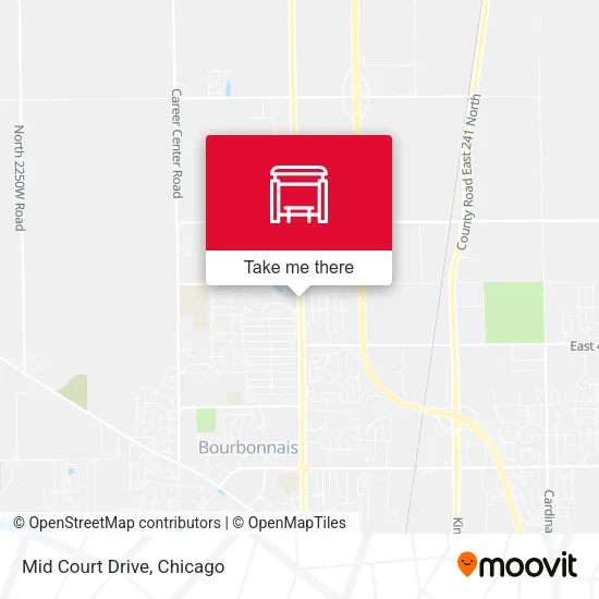 Mid Court Drive map