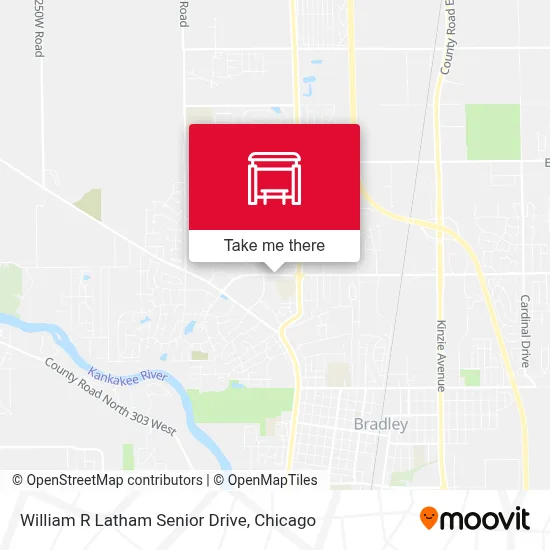 William R Latham Senior Drive map