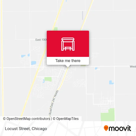 Locust Street map