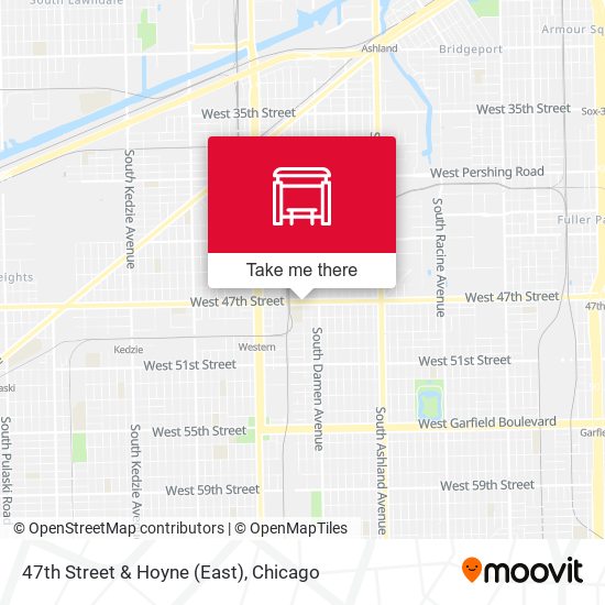 47th Street & Hoyne (East) map