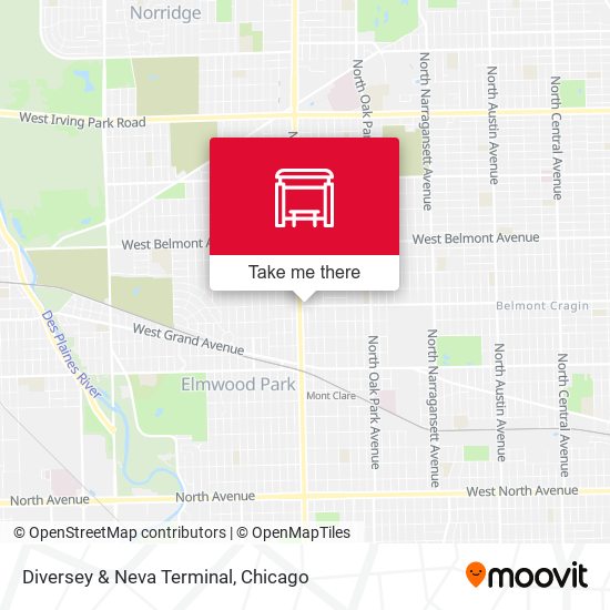 Diversey & Neva Terminal map