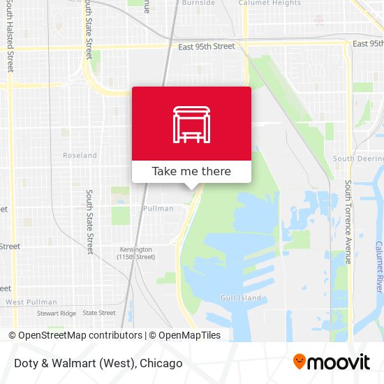 Doty & Walmart (West) map
