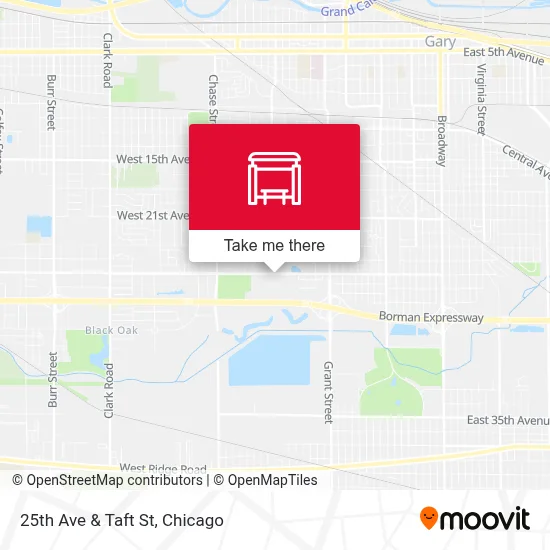 25th Ave & Taft St map