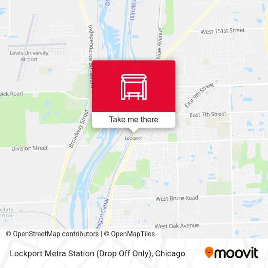 Lockport Metra Station (Drop Off Only) map