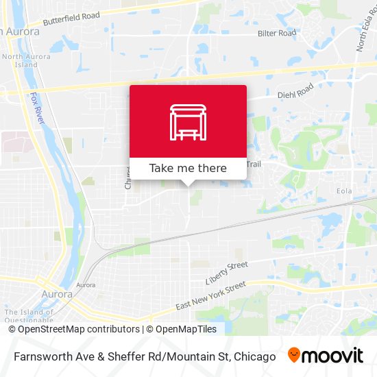 Farnsworth Ave & Sheffer Rd / Mountain St map