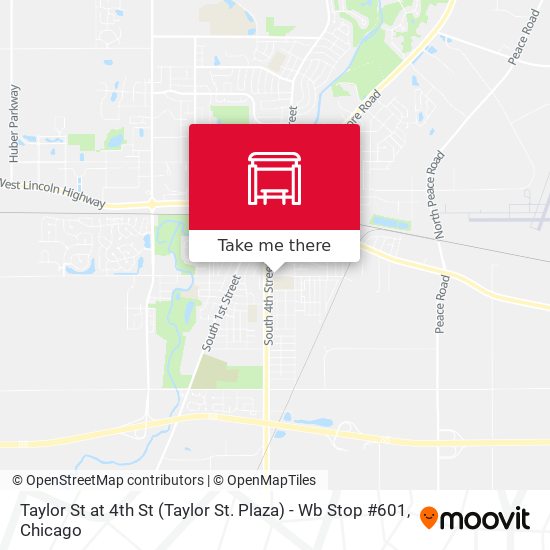 Mapa de Taylor St at 4th St (Taylor St. Plaza) - Wb Stop #601