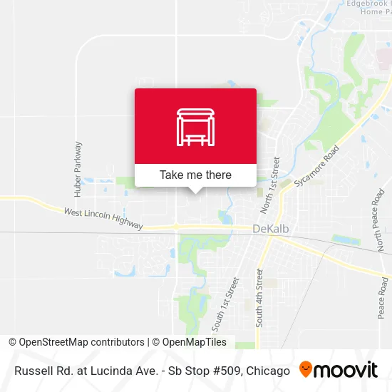 Russell Rd. at Lucinda Ave. - Sb Stop #509 map